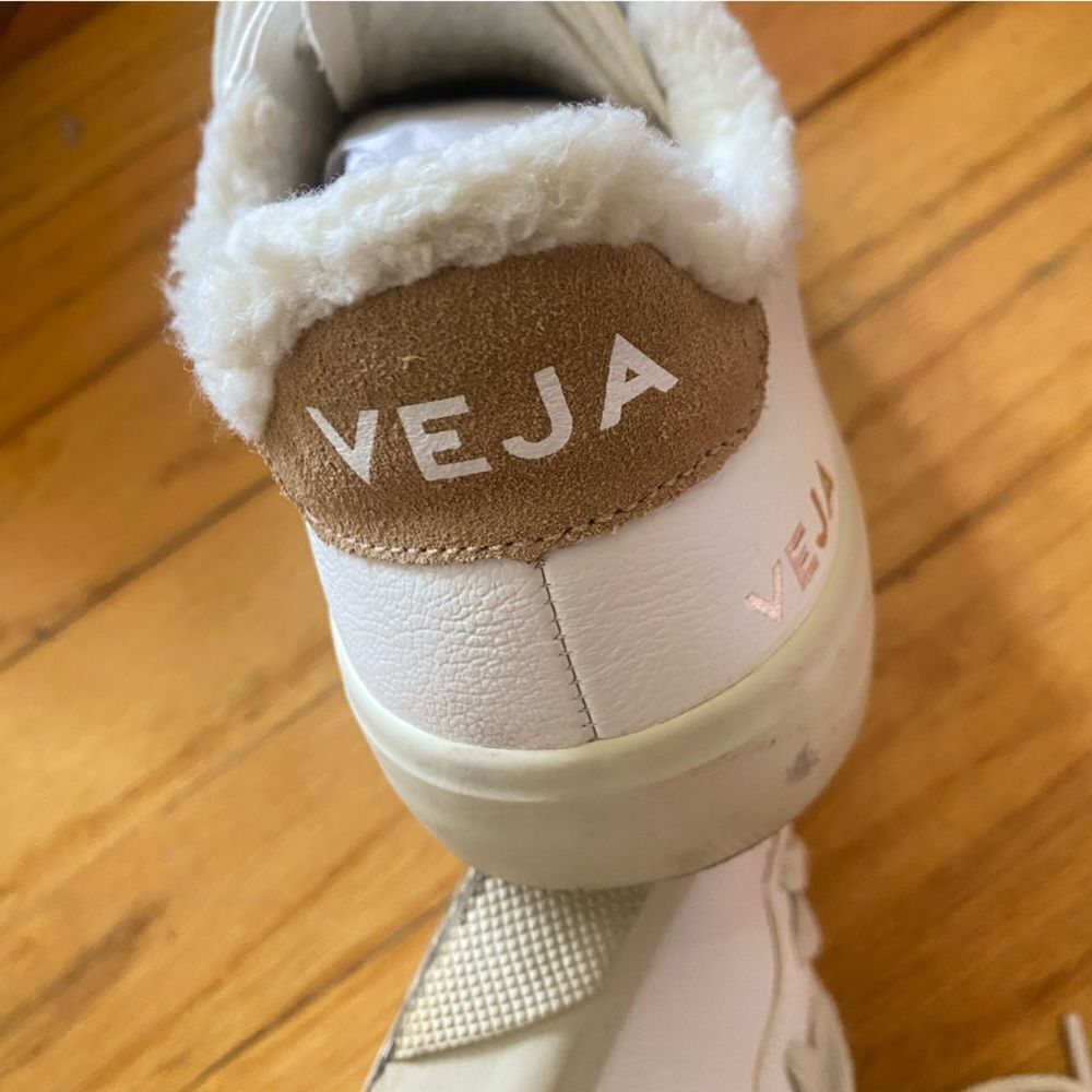 Veja Campo Fured leather white desert sneakers shoes Revolve 36 5 - Picture 8 of 16